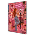 Happy Birthday Granddaughter Ginger Hair Pink Selfie Card A5