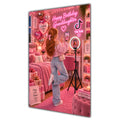 Happy Birthday Granddaughter Ginger Hair Pink Selfie Card A5
