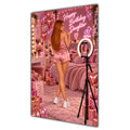 Happy Birthday Daughter Ginger Hair Pink Selfie Card A5