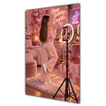 Happy Birthday Daughter Brown Hair Pink Selfie Card A5