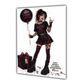 Personalised Birthday Card Girls Goth Gothic Granddaughter Daughter A5 Size