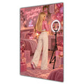 Happy Birthday Daughter Blonde Hair Pink Selfie Card A5