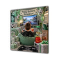 Grandson Birthday Card Gamer Green Beanbag Takeaway