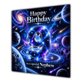 Nephew 9th Birthday Card Space Galaxy Planets Stars