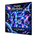 Nephew 15th Birthday Card Space Galaxy Planets Stars