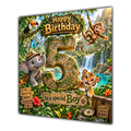 Boy 5th Birthday Card Jungle Safari Animals Adventure