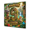 Boy 9th Birthday Card Jungle Safari Animals Adventure