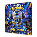 Nephew 9th Birthday Card Music Headphones Speakers Records