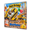 Nephew 2nd Birthday Card Construction Diggers