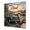 Dad Birthday Card Classic Cars Countryside
