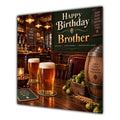 Brother Birthday Card Beer Pints Traditional Pub