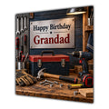 Grandad Birthday Card DIY Tools Workshop