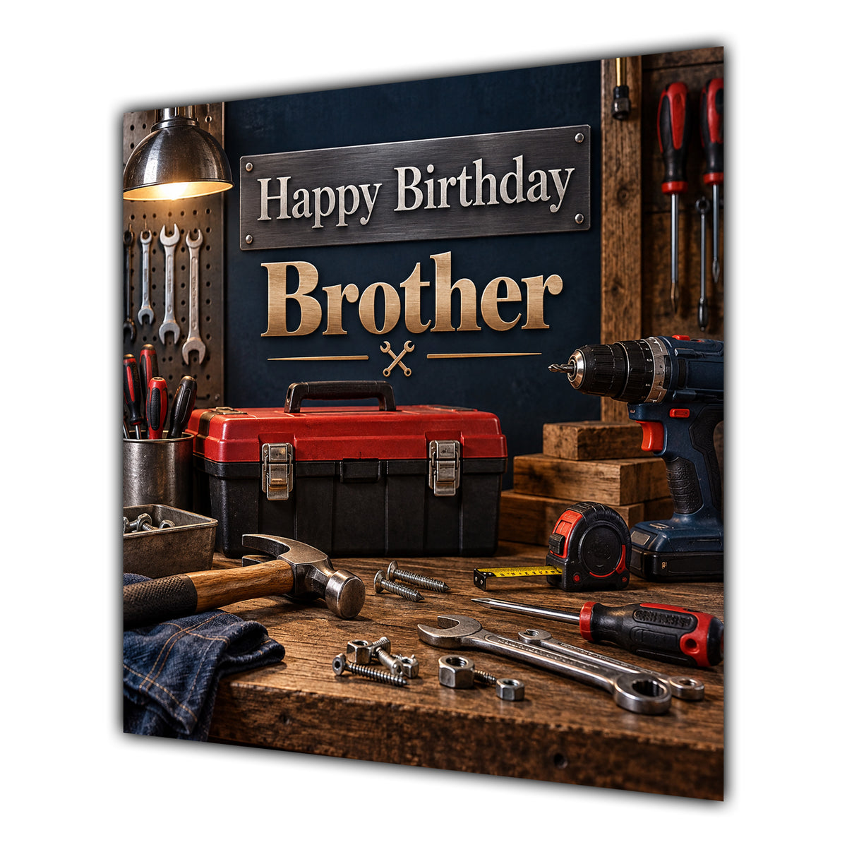 Brother Birthday Card DIY Tools Workshop