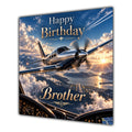 Brother Birthday Card Vintage Aeroplane Aviation