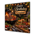 Grandad Birthday Card BBQ Barbecue Grill