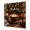 Birthday Card Coffee Cup Cafe