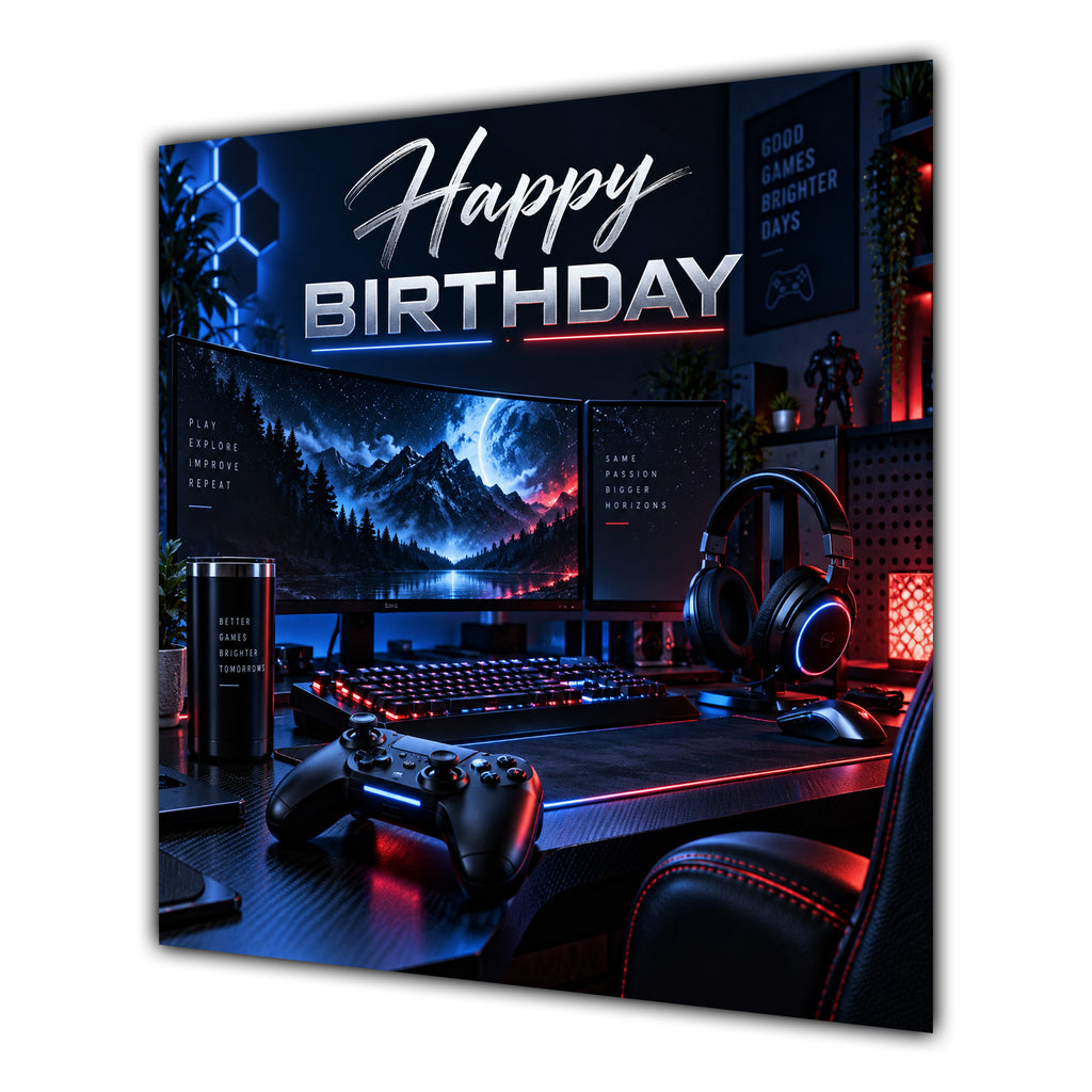 Birthday Card Gaming Computer Controller