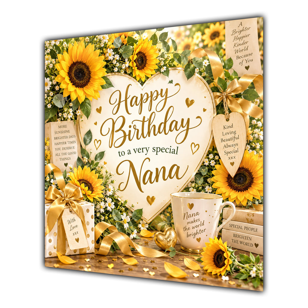 Nana Birthday Card Sunflowers Gifts