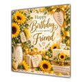 Friend Birthday Card Sunflowers Gifts