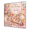 Aunty Birthday Card Afternoon Tea Cakes