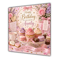 Aunty Birthday Card Cupcakes Sweet Treats