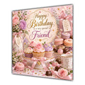 Friend Birthday Card Cupcakes Sweet Treats