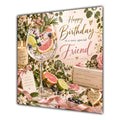Friend Birthday Card Gin Tonic Flowers