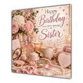 Sister Birthday Card Makeup Perfume Beauty