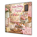 Friend Birthday Card Baking Cakes Kitchen