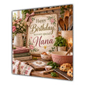 Nana Birthday Card Cooking Kitchen Herbs