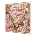 Mum Birthday Card Knitting Crochet Wool