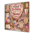 Nana Birthday Card Knitting Crochet Wool