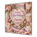 Nana Birthday Card Sewing Embroidery Craft