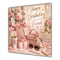 Friend Birthday Card Shopping Handbag Gifts