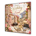 Friend Birthday Card Travel Holiday Suitcase