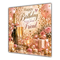 Friend Birthday Card Champagne Balloons Gifts