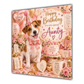 Aunty Birthday Card Jack Russell Terrier Dog