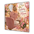Mum 40th Birthday Card Blonde Dressing Table Pink Roses