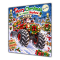 Nephew Christmas Card Monster Truck Christmas Gifts Snowy Scene - unpersonalised 15 cm square matte greeting card