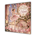 Niece Christmas Card Ballerina Pink Tutu Christmas Tree and Gifts - unpersonalised 15 cm square matte greeting card