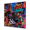 Grandson Christmas Card Neon Trainers Hoodie Cap Christmas Gifts - unpersonalised 15 cm square matte greeting card