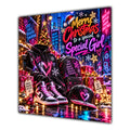 Girl Christmas Card Neon Trainers Hoodie Cap Christmas Gifts - unpersonalised 15 cm square matte greeting card